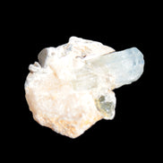 Terminated Aquamarine & Heliodor crystal 21mm with Lepidolite & Feldspar 52.1ct  10.4g Rocks and Things