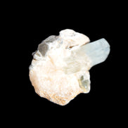 Terminated Aquamarine & Heliodor crystal 21mm with Lepidolite & Feldspar 52.1ct  10.4g Rocks and Things