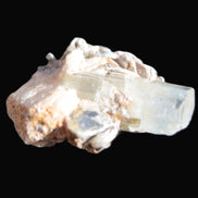 Terminated Aquamarine & Heliodor crystal 21mm with Lepidolite & Feldspar 52.1ct  10.4g Rocks and Things