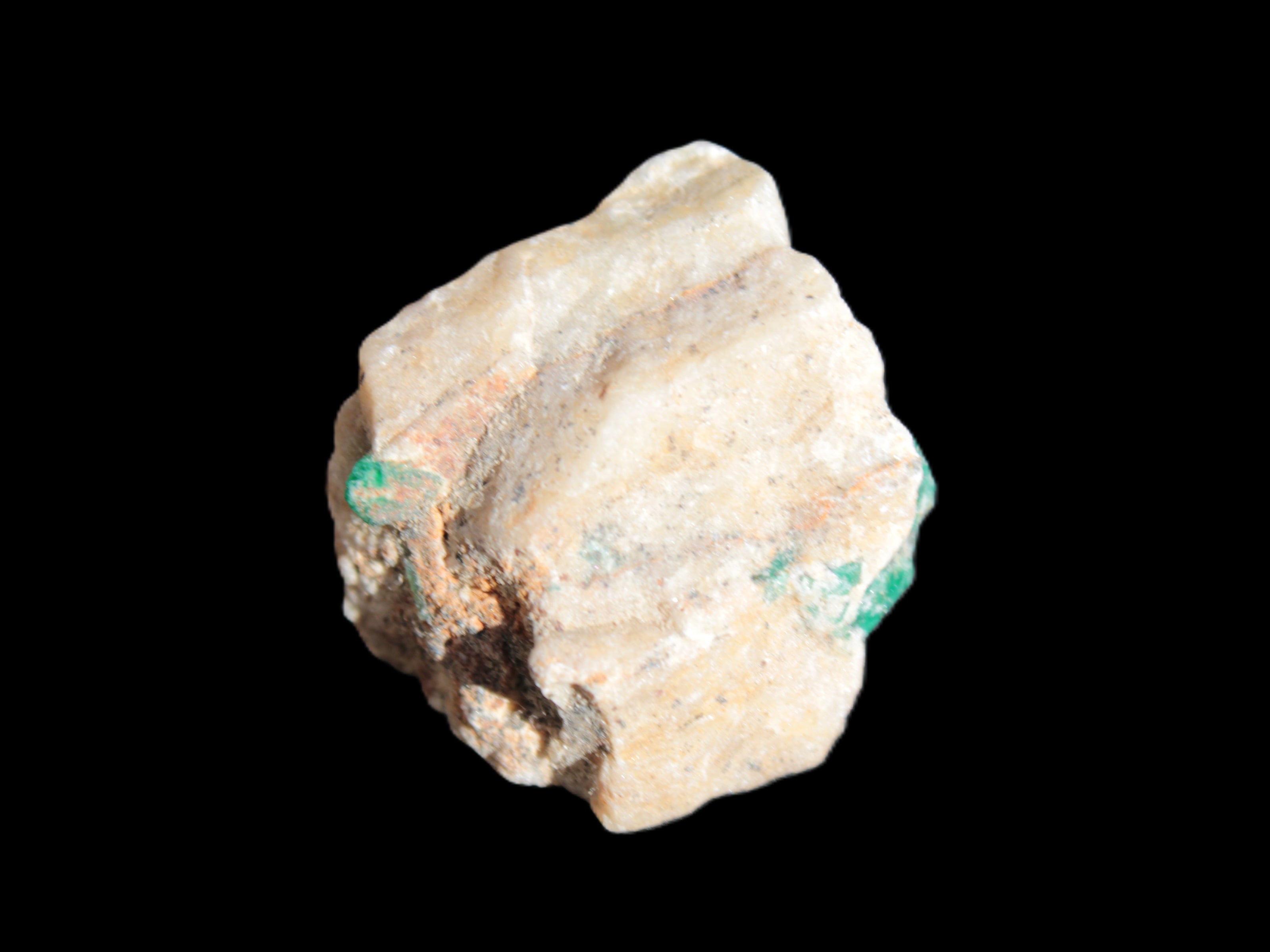 Emerald crystals on Feldspar matrix 59.6ct 11.9g Rocks and Things