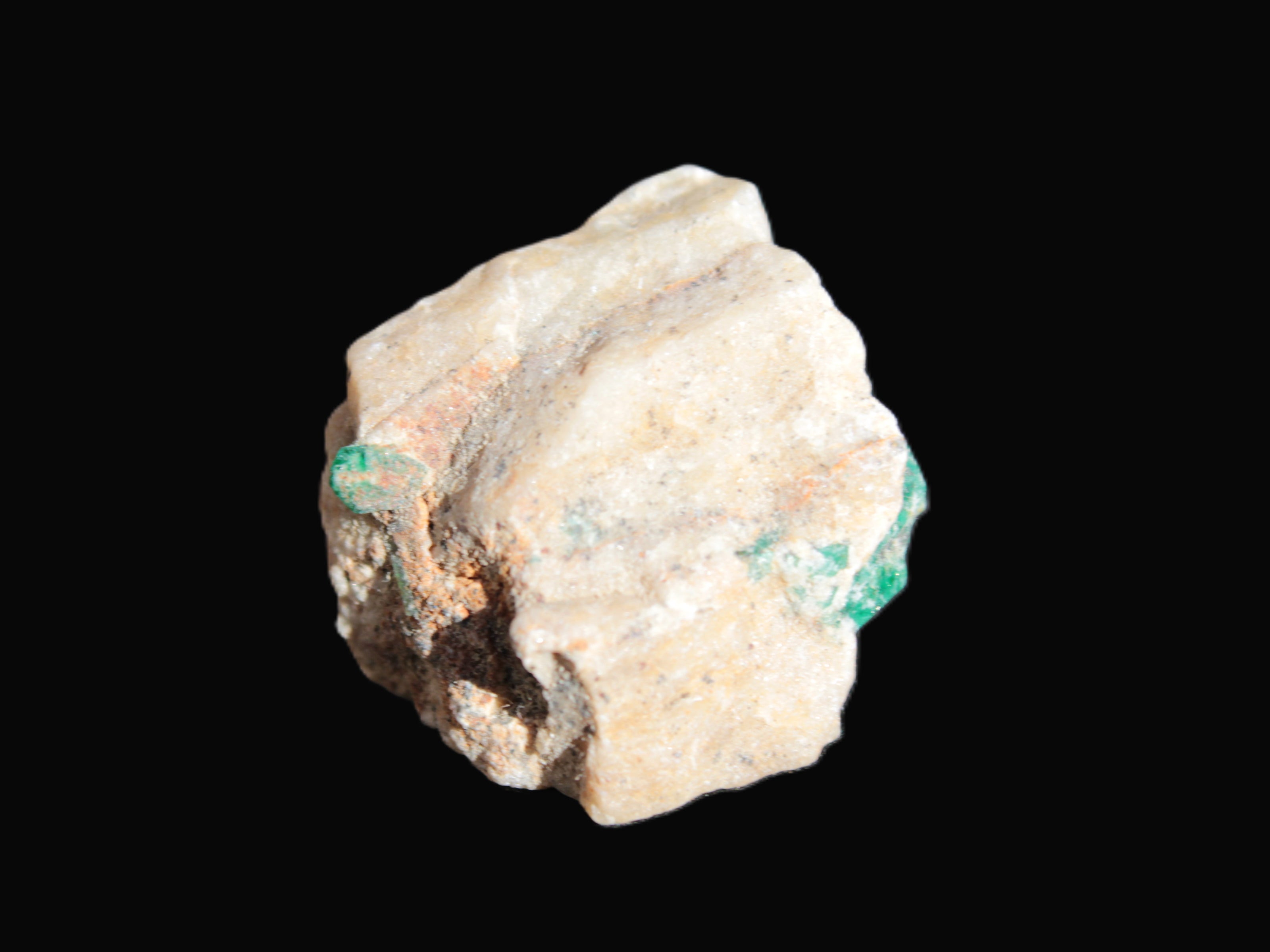Emerald crystals on Feldspar matrix 59.6ct 11.9g Rocks and Things