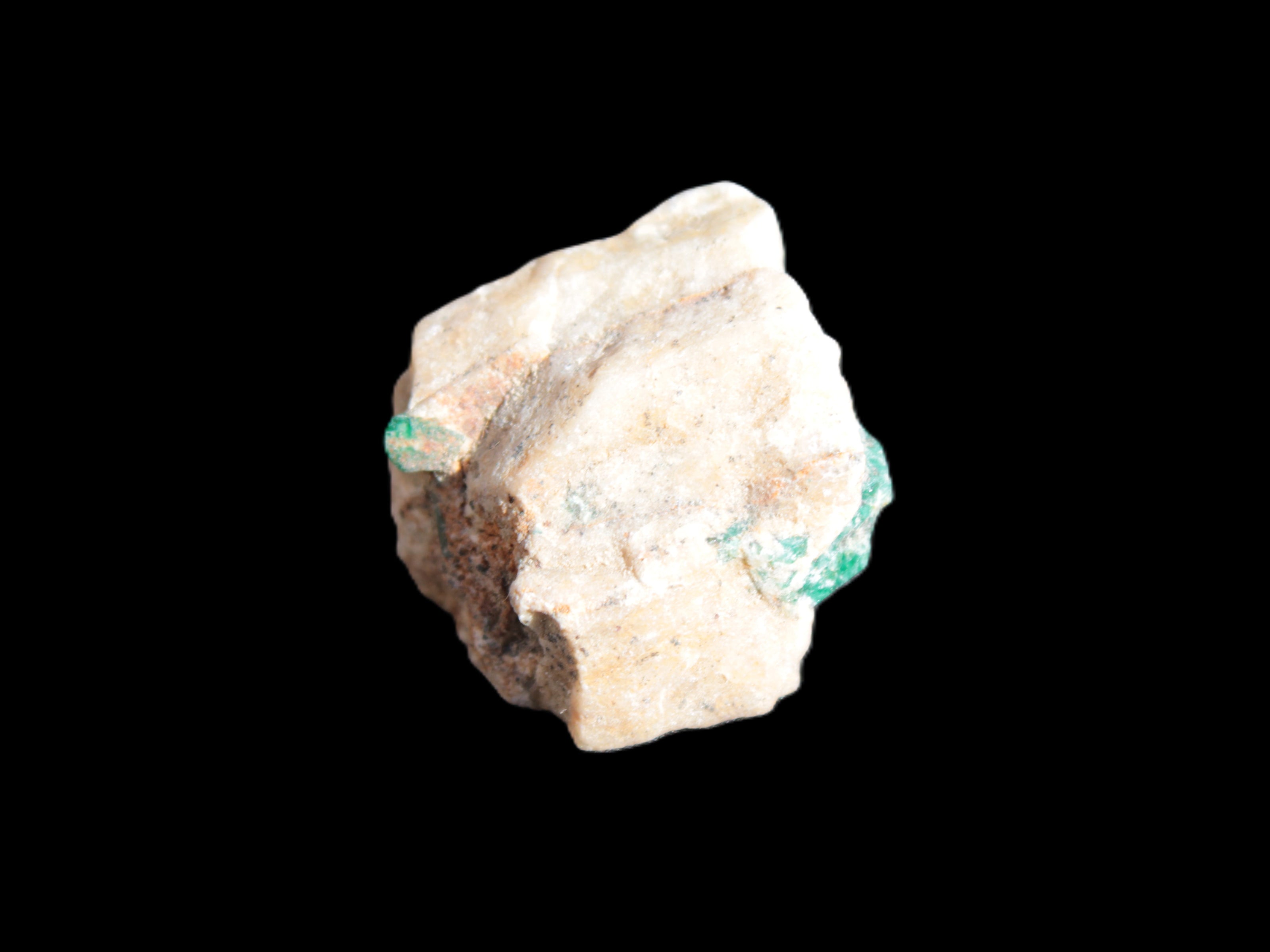 Emerald crystals on Feldspar matrix 59.6ct 11.9g Rocks and Things