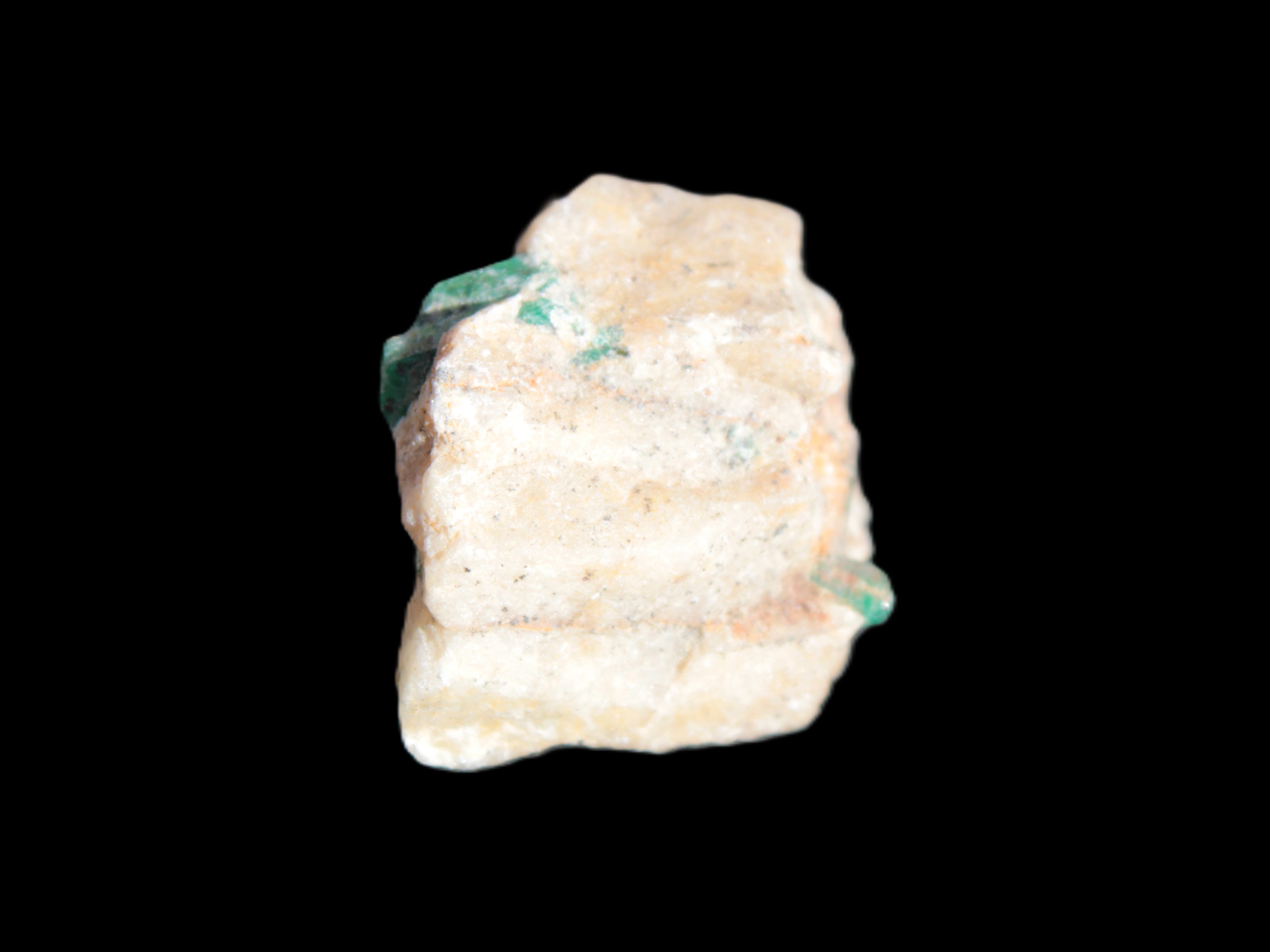 Emerald crystals on Feldspar matrix 59.6ct 11.9g Rocks and Things