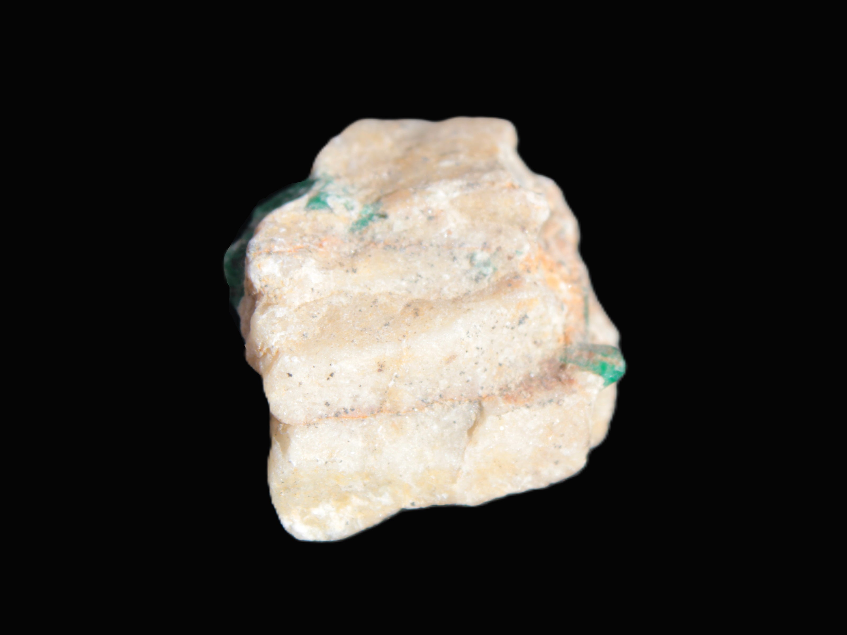 Emerald crystals on Feldspar matrix 59.6ct 11.9g Rocks and Things