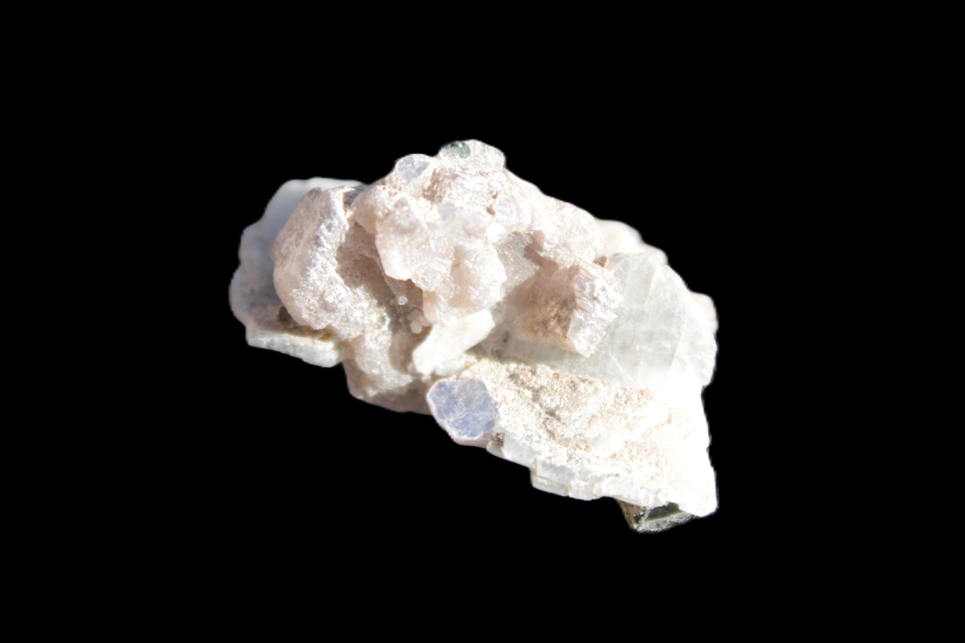 Green Tourmaline crystal on winged Muscovite with Lepidolite cluster 32mm 28.2ct 5.6g Rocks and Things