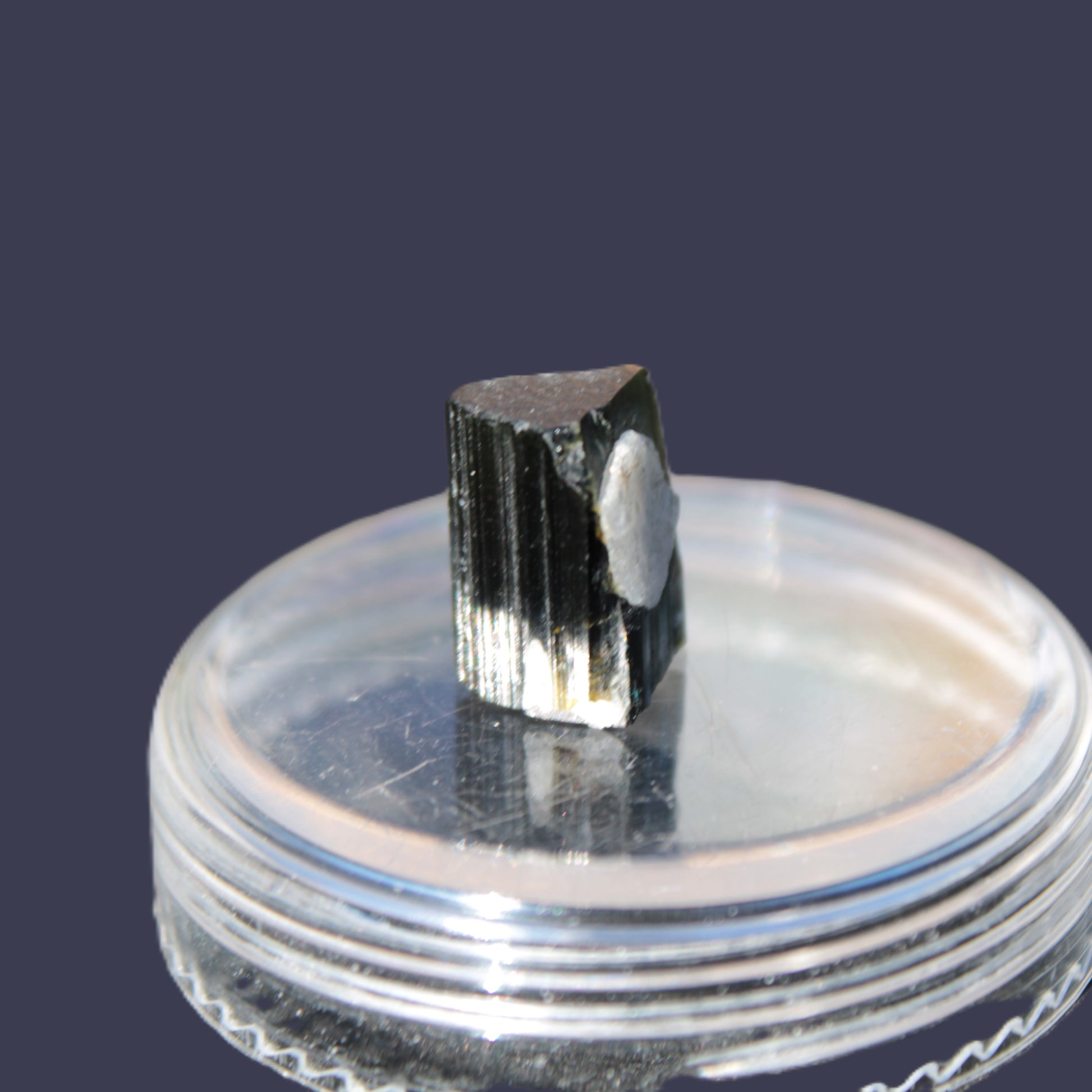 Dark Black Green Tourmaline 12mm 8ct 1.6g Rocks and Things