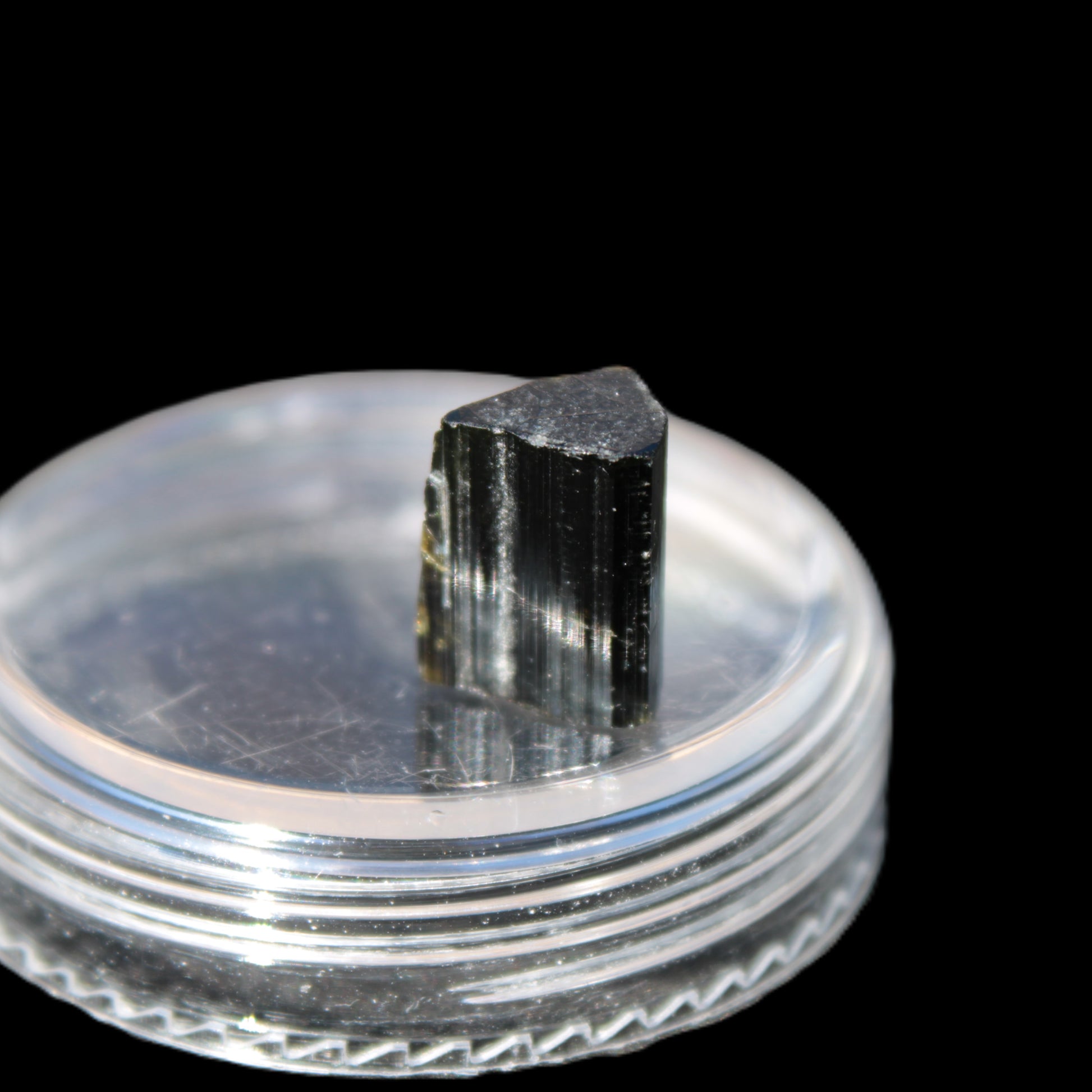 Dark Black Green Tourmaline 12mm 8ct 1.6g Rocks and Things