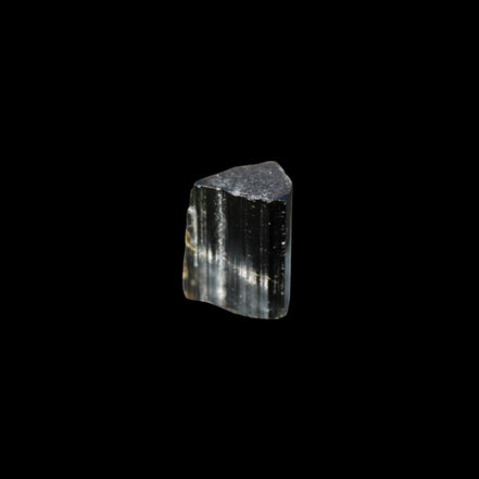 Dark Black Green Tourmaline 12mm 8ct 1.6g in sunlight - Rocks and Things Store