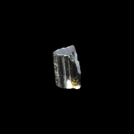 Dark Black Green Tourmaline 12mm 8ct 1.6g in sunlight - Rocks and Things Store