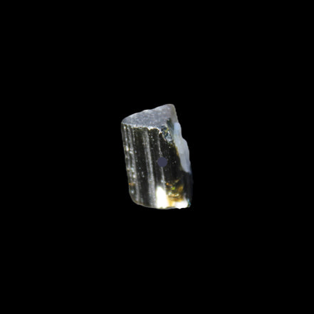Dark Black Green Tourmaline 12mm 8ct 1.6g in sunlight - Rocks and Things Store