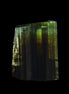 Dark Black Green Tourmaline 12mm 8ct 1.6g in sunlight - Rocks and Things Store