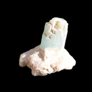 Blue Aquamarine crystals on Mica matrix 24ct 4.8g in sunshine - Rocks and Things Store