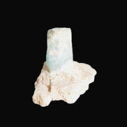 Blue Aquamarine crystals on Mica matrix 24ct 4.8g in sunshine - Rocks and Things Store