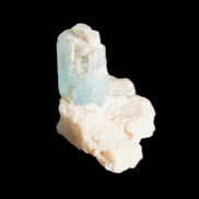 Blue Aquamarine crystals on Mica matrix 24ct 4.8g in sunshine - Rocks and Things Store