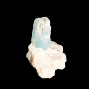 Blue Aquamarine crystals on Mica matrix 24ct 4.8g in sunshine - Rocks and Things Store