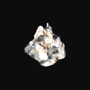 Black Tourmaline crystals on matrix of Lepidolite with tiny clear crystals 26.9ct 5.3g Rocks and Things