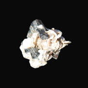 Black Tourmaline crystals on matrix of Lepidolite with tiny clear crystals 26.9ct 5.3g Rocks and Things