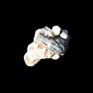 Black Tourmaline crystals on matrix of Lepidolite with tiny clear crystals 26.9ct 5.3g Rocks and Things