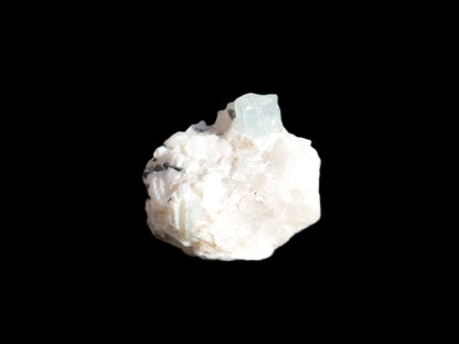 Blue Aquamarine crystal (6mm) on matrix 25mm 50ct 10g Rocks and Things