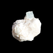 Blue Aquamarine crystal (6mm) on matrix 25mm 50ct 10g in sunshine - Rocks and Things Store