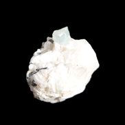 Blue Aquamarine crystal (6mm) on matrix 25mm 50ct 10g in sunlight - Rocks and Things Store