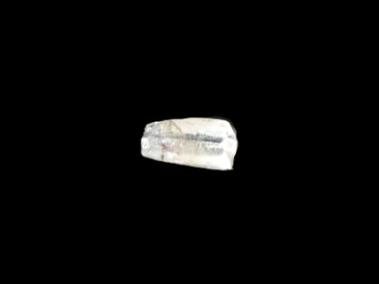 Clear Terminated tiny Aqumarine crystal 11mm 3.1ct  0.6g Rocks and Things