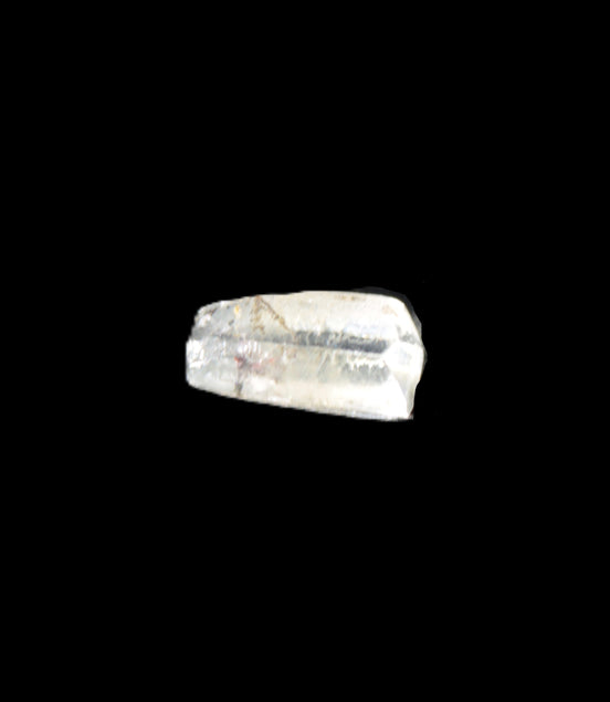 Clear Terminated tiny Aqumarine crystal 11mm 3.1ct  0.6g Rocks and Things