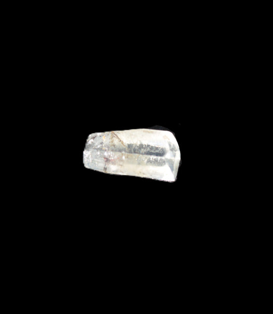 Clear Terminated tiny Aqumarine crystal 11mm 3.1ct  0.6g Rocks and Things
