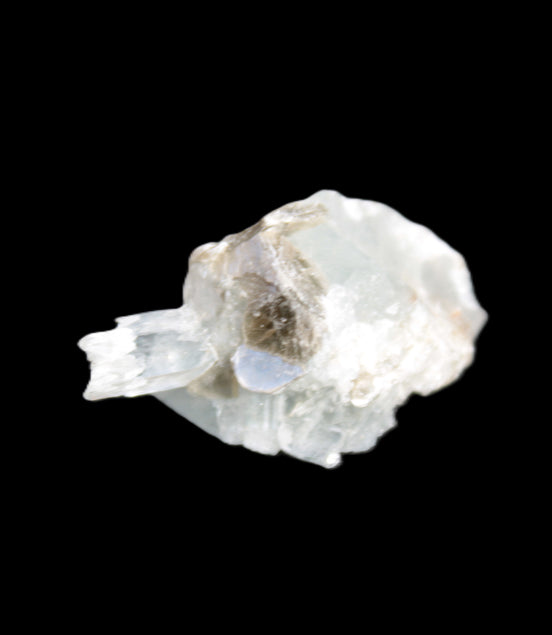 Aquamarine crystals with Lepidolite 31mm 32.5ct 6.4g Rocks and Things