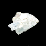 Aquamarine crystals with Lepidolite 31mm 32.5ct 6.4g Rocks and Things