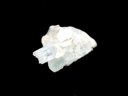 Aquamarine crystals with Lepidolite 31mm 32.5ct 6.4g Rocks and Things