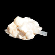 Thin Clear Aquamarine with tiny Lemurian Quartz crystals on matrix 32.6ct 6.5g Rocks and Things