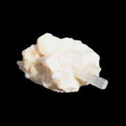 Thin Clear Aquamarine with tiny Lemurian Quartz crystals on matrix 32.6ct 6.5g Rocks and Things