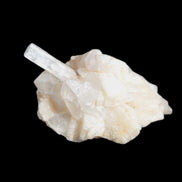 Thin Clear Aquamarine with tiny Lemurian Quartz crystals on matrix 32.6ct 6.5g Rocks and Things