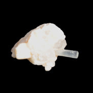 Thin Clear Aquamarine with tiny Lemurian Quartz crystals on matrix 32.6ct 6.5g Rocks and Things