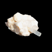 Thin Clear Aquamarine with tiny Lemurian Quartz crystals on matrix 32.6ct 6.5g Rocks and Things