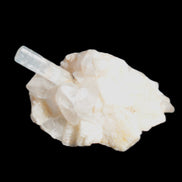 Thin Clear Aquamarine with tiny Lemurian Quartz crystals on matrix 32.6ct 6.5g Rocks and Things