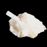 Thin Clear Aquamarine with tiny Lemurian Quartz crystals on matrix 32.6ct 6.5g Rocks and Things