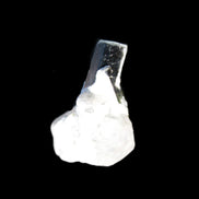 Dark Black Green Tourmaline 10mm on Clear Quartz with matrix dusting 24.6ct 4.9g in bright sunshine - Rocks and Things Store