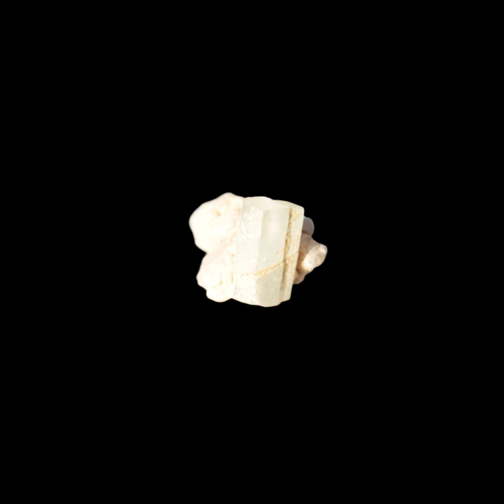 Tiny Green twinned Aquamarine crystal on matrix 7ct 1.4g - Rocks and Things Store