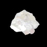 Pink with faint Green Watermelon Tourmaline 11mm on Clear Quartz 48ct 9.6g - Rocks and Things Store