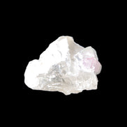 Pink with faint Green Watermelon Tourmaline 11mm on Clear Quartz 48ct 9.6g - Rocks and Things Store