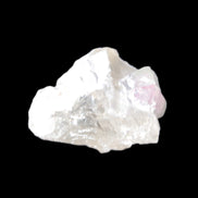 Pink with faint Green Watermelon Tourmaline 11mm on Clear Quartz 48ct 9.6g - Rocks and Things Store