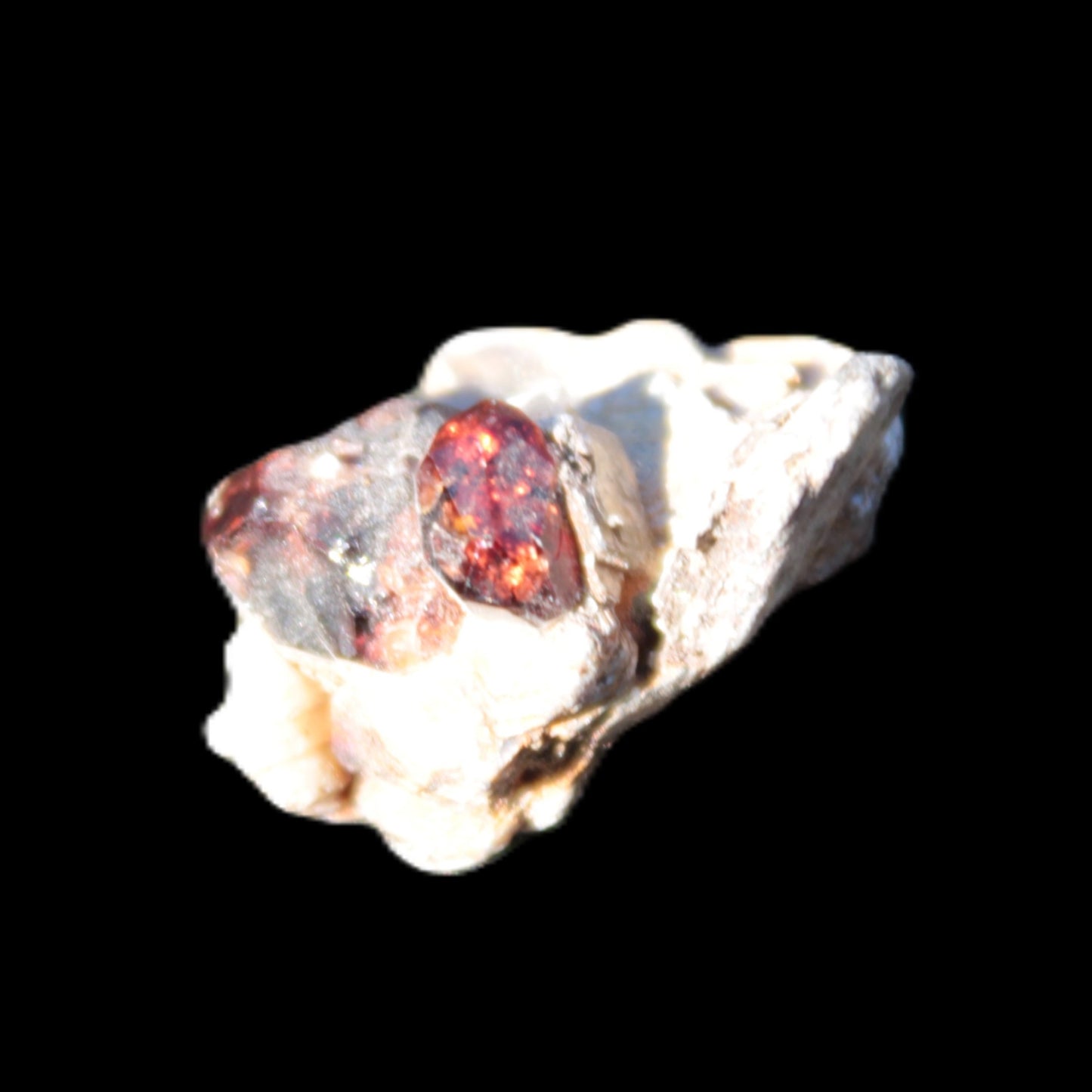 Red Garnet crystals on Mica matrix from Afghanistan 16.5 3.3g Rocks and Things