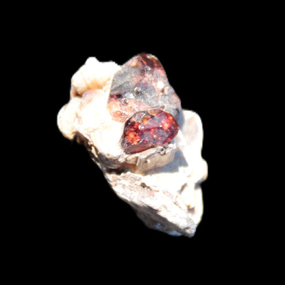 Red Garnet crystals on Mica matrix from Afghanistan 16.5 3.3g Rocks and Things