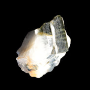 Dark Black Elbaite cluster in Clear Calcite matrix 25mm 50ct 10g Rocks and Things