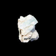 Blue Aquamarine crystal on Mica and Feldspar matrix 42.6ct 8.5g Rocks and Things