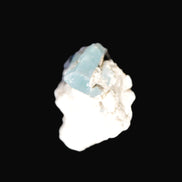 Blue Aquamarine crystal on Mica and Feldspar matrix 42.6ct 8.5g Rocks and Things