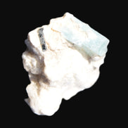 Blue Aquamarine crystal on Mica and Feldspar matrix 42.6ct 8.5g Rocks and Things