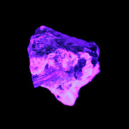 Unusual Olive Green with Pink Tourmaline in matrix 8.2g in UV light